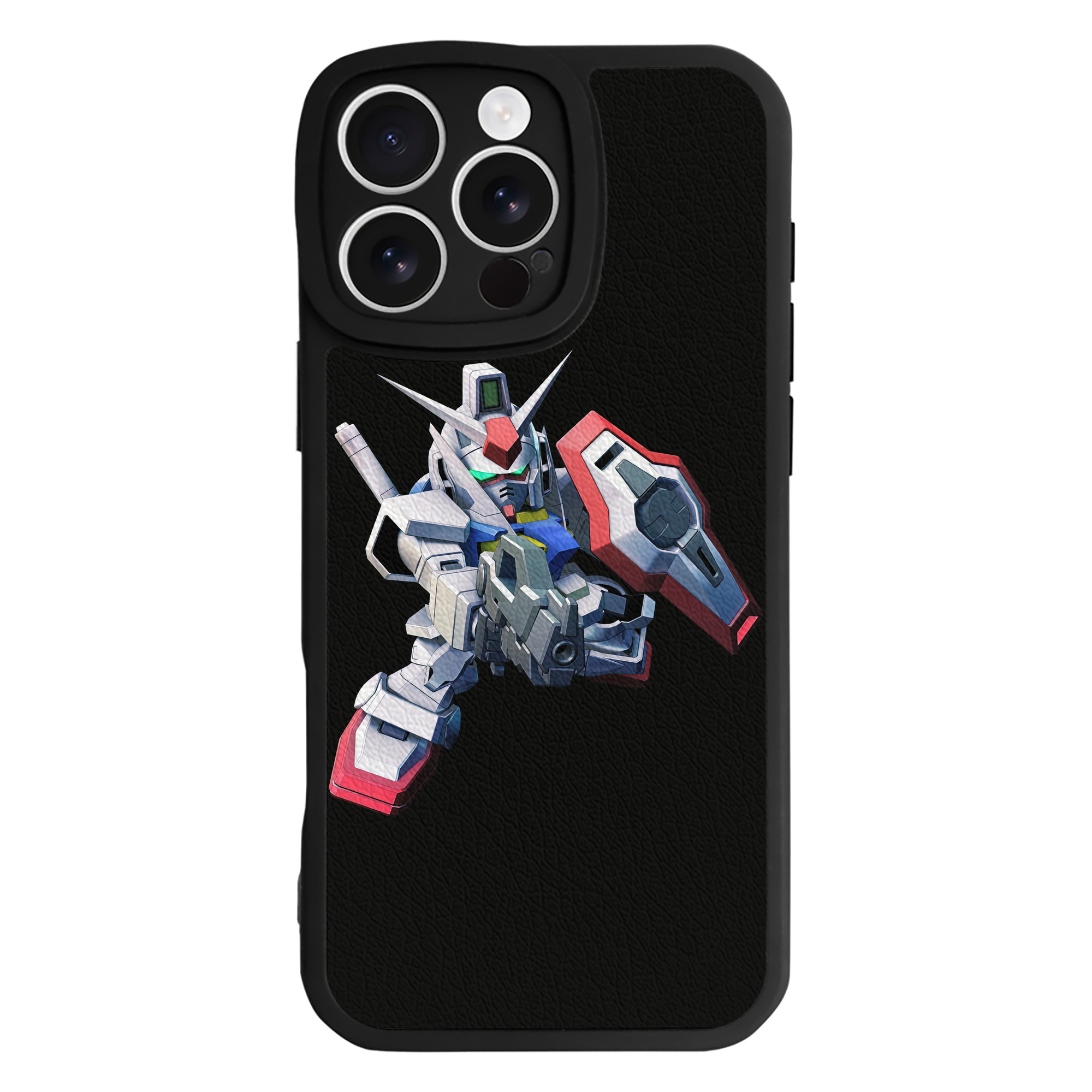 （画像用） 機動戦士ガンダム Mobile Suit Gundam 【iPhone 16シリーズ対応】シリコンスマホケース（レザー調） 材質：シリコン